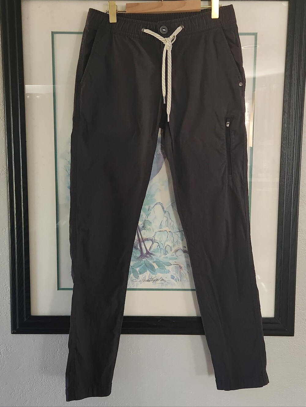 Vuori Canvas Ripstop 98% Organic Cotton Pants Summer Athletic Women's